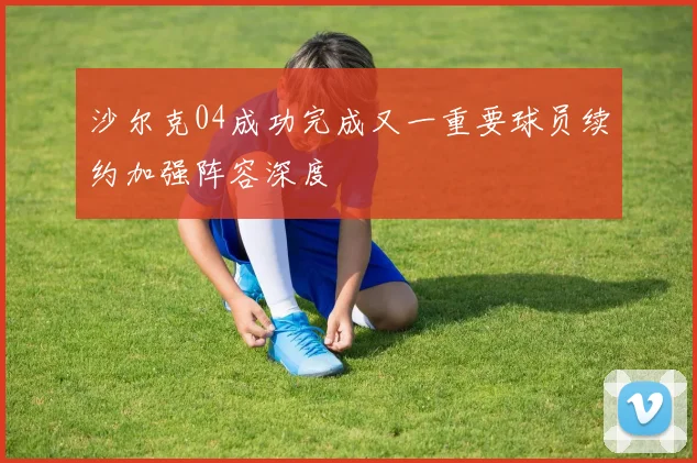 沙尔克04成功完成又一重要球员续约加强阵容深度